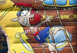 Ordene pirate world slide XL con obstáculos 3D para niños. Compre toboganes inflables ahora en línea en JB Hinchables España