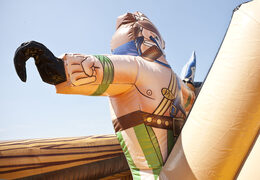 Compre un espectacular tobogán inflable con una llamativa forma de barco pirata con geniales objetos en 3D e impresiones a todo color para niños. Ordene toboganes inflables ahora en línea en JB Hinchables España