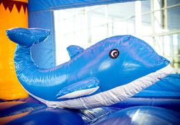 Compre un castillo hinchable de interior multifun súper hinchable en colores brillantes y divertidas figuras en 3D con un tema de playa para niños. Ordene castillos hinchables en línea en JB Hinchables España