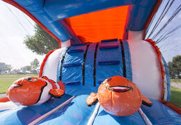 Compre la pista americana inflable seaworld de 8 m con objetos 3D para niños. Ordene pistas americanas inflables ahora en línea en JB Hinchables España