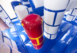 Castillo hinchable multijugador mediano con temática de castillo para niños. Ordene castillos hinchables en línea en JB Hinchables España