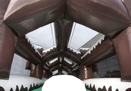 Compre pista de rodillos inflable única doble en tema de invierno para jóvenes y mayores. Ordene atracciones inflables de invierno ahora en línea en JB Hinchables España