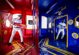 Comprar arena de batalla inflable para juegos IPS