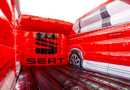 Ordene en línea SEAT - inflables para automóviles personalizados en rojo en JB Hinchables España; especialista en artículos publicitarios inflables como gorilas personalizados