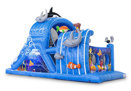 Encargue la pista americana inflable mini seaworld 9m para niños. Compre pistas americanas inflables en línea ahora en JB Hinchables España