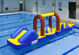 Comprar Waterball Adventures corre una carrera de obstáculos inflable con objetos divertidos para pequeños y mayores. Ordene carreras de obstáculos inflables en línea ahora en JB Hinchables España