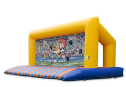 Ordene una portería de fútbol con una cama inflable para jóvenes y mayores. Compre ahora portería de fútbol inflable con cama en línea en JB Hinchables España