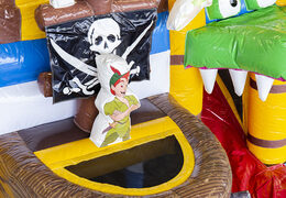 Comprar pequeño castillo hinchable multijugador temático pirata con tobogán para niños. Ordene castillos hinchables en línea en JB Hinchables España