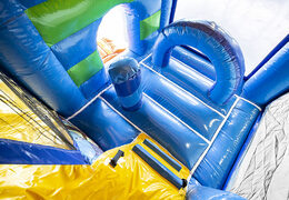 Ordene un castillo hinchable en el tema nemo con un tobogán para niños. Compre castillos hinchables en línea en JB Hinchables España