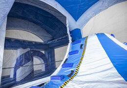 Ordene el castillo hinchable multijugador mediano con tobogán para niños. Compre castillos hinchables en línea en JB Hinchables España