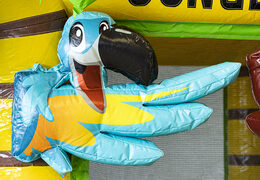 Comprar pequeño castillo hinchable multijugador con tobogán temático de la jungla para niños. Ordene castillos hinchables en línea en JB Hinchables España