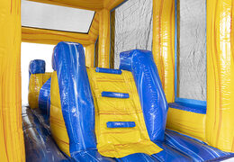 Comprar pista americana hinchable modular de 19 metros con tema de mármol para niños. Ordene pistas americanas inflables ahora en línea en JB Hinchables España