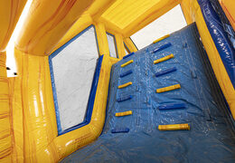 Compre una pista americana modular de 13,5 m de largo con tema de mármol con objetos 3D a juego para niños. Ordene pistas americanas inflables ahora en línea en JB Hinchables España