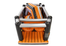 Ordene la carrera de obstáculos Giga en el tema Tunnel Twister para niños. Compre carreras de obstáculos inflables en línea ahora en JB Hinchables España