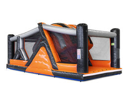 Mega inflable de 40 piezas giga modular Tunnelslide curso de asalto para niños. Ordene carreras de obstáculos inflables en línea ahora en JB Hinchables España