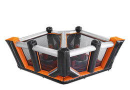 Pedido un curso de asalto inflable gigante modular Pillar Dodge Corner para niños. Compre carreras de obstáculos inflables en línea ahora en JB Hinchables España