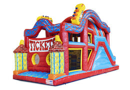 Compre una pista americana inflable de 9 metros en una montaña rusa temática para niños. Ordene pistas americanas inflables ahora en línea en JB Hinchables España