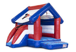 Ordena su pedido ahora a medida EU Immobilien castillo hinchable multifuncional en JB Hinchables España. Gorras publicitarias inflables a medida en diferentes formas y tamaños a la venta