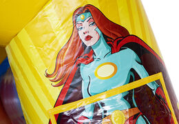 Castillo hinchable con tobogán inflable con temática de superhéroes para niños a la venta. Ordene ahora castillos hinchables con tobogán en JB Hinchables España