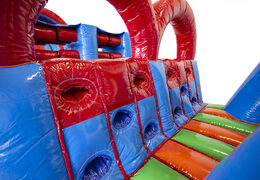 Mega carrera de obstáculos partyhome pista americana inflable para jóvenes y mayores. Compre pistas de americanas inflables en línea ahora en JB Promotions España