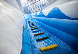 Perfecto tobogán inflable con temática de delfines con objetos 3D a pedido para niños. Compre toboganes inflables ahora en línea en JB Hinchables España