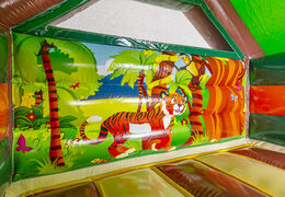 Castillo inflable con una combinación de tobogán en amazona temático a la venta para niños. Compra castillos inflables en línea en JB Hinchables España