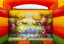 Ordena un pequeño castillo hinchable de interior con tema de dinosaurios para niños. Compra castillos hinchables en línea en JB Hinchables España