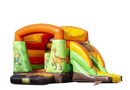 Compra un pequeño castillo hinchable  interior multifuncional con tema dinosaurios para niños. Compra castillos hinchables en línea en JB Hinchables España