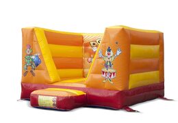 Compra una pequeño castillo hinchable abierto en el tema de circo para niños. Compra castillos hinchable en línea en JB Hinchables España