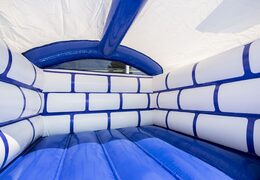Ordena un pequeño castillo hinchable con techo en el tema de castillo para niños. Ordena castillos hinchables en línea en JB Hinchables España