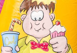 Pequeño castillo hinchable abierto a la venta en la fiesta temática para niños. Ordena castillos hinchables en línea en JB Hinchables España