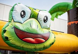 Ordene un castillo hinchable grande con tema de jungla para niños. Compre castillos hinchables en línea en JB Hinchables España