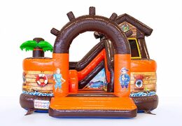 Compre un castillo hinchable Funcity Pirate multifuncional con tobogán para niños. Ordene castillos hinchables en línea en JB Hinchables España