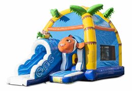 Comprar castillo hinchable de interior multiplay maxifun super hinchable con tobogán en tema pez payaso nemo seaworld para niños. Ordene castillo hinchables en línea en JB Hinchables España