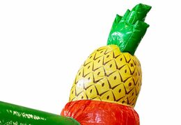 Compre el castillo hinchable Hawaii con slidebox cubierto con tobogán para niños. Ordene castillos hinchables en línea en JB Hinchables España