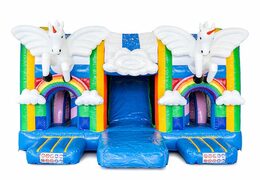 Compra el castillo hinchable multijugador XXL Unicorn con un diseño único para niños. Ordene castillos hinchables en línea en JB Hinchables España