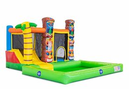 Ordene un castillo hinchable para varios juegos con tema de Hawaii para niños en JB Hinchables España. Compre hinchables en línea en JB Hinchables España
