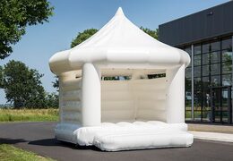 Standard white carousel wedding pillow bounce houses for sale for kids. Inflatable bounce houses online for sale at JB Inflatables America	Castillo hinchable de almohada de boda de carrusel blanco estándar a la venta para niños. Inflables online a la venta en JB Hinchables España