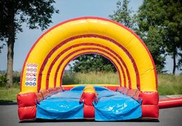 Espectacular tobogán hinchable de doble tobogán de 20m de largo con pista extra ancha para niños. Compre toboganes hinchables ahora en línea en JB Hinchables España
