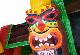 Ordene el castillo inflable de varios juegos en el tema de Hawaii para niños en JB Hinchables España. Compre castillos inflable en línea en JB Hinchables España