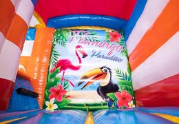 Ordene el castillo hinchable multifuncional mini splash flamingo en JB Hinchables España. Compre castillos hinchables en línea en JB Hinchables España