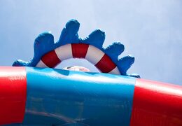 Ordene castillos hinchables piratas estándar únicos con un objeto 3D en la parte superior para niños. Compre castillos hinchables en línea en JB Hinchables España