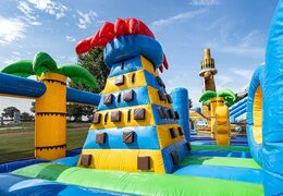 Opblaasbaar mega springkussen in sea life thema met 3D objecten kopen voor kinderen