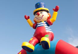 Compra un grande castillo inflable  con un tema  payaso para niños. Compra castillos inflable en línea en JB Hinchables España