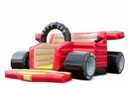 Compre un coche de F1 castillo hinchable único para niños. Ordena castillos hinchables en línea en JB Hinchables España