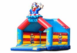 Compre un gran castillo hinchable interior con un tema de pirata para niños. Ordena castillos hinchables en línea en JB Hinchables España