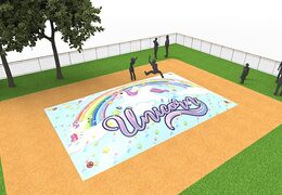 Comprar montaña de aire hinchable con tema de unicornio para niños. Ordene ahora en línea airmountains hinchables en JB Hinchables España