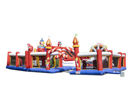 Gran castillo hinchable para niños con temática de circo. Ordene castillos hinchables en línea en JB Hinchables España