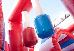 Compre castillo hinchable multijugador mediano con tema de coche de fuego con tobogán para niños. Ordene castillos hinchables en línea en JB Hinchables España