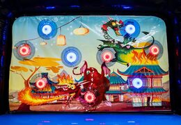 mini galería de tiro ips juego extraíble dragón backsheet orden